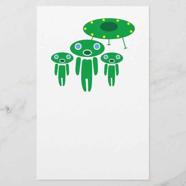 Utomjordingar Flygblad (Framsidan)