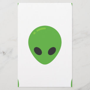 utomjordingar för emoji brevpapper
