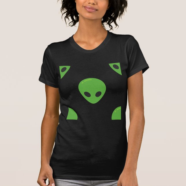 utomjordingar för emoji tee (Framsida)