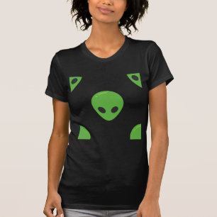 utomjordingar för emoji tee shirt
