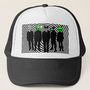 Utomjordingar i Black Hat Truckerkeps