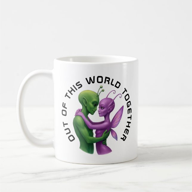 UTOMJORDINGAR i KÄRLEK Kaffemugg (Vänster)