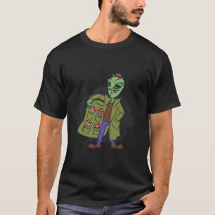 utomjordingar i utomhusrymden från svampsvampar t shirt