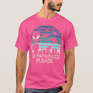 Utomjordingar Inga Paparazzi I Ufo Utomjording Ros T Shirt