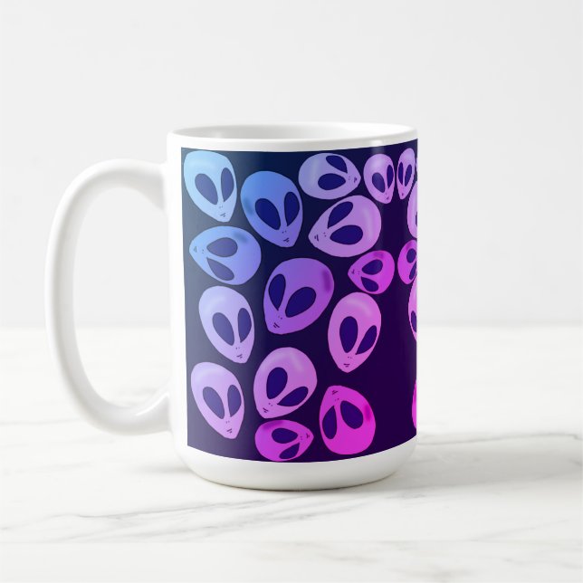 utomjordingar kaffemugg (Vänster)