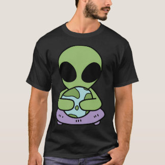 Utomjordingar Kärlek Planet Earth T Shirt