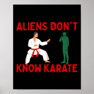 Utomjordingar Know Karate 2 Poster