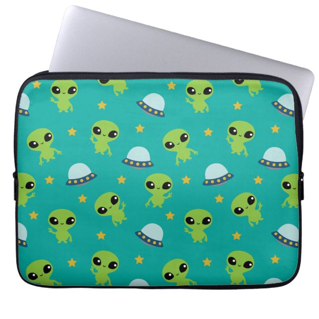 Utomjordingar Laptop sleeve (Framsidan)