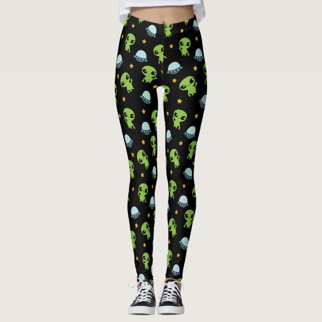 Utomjordingar Leggings (Framsida)