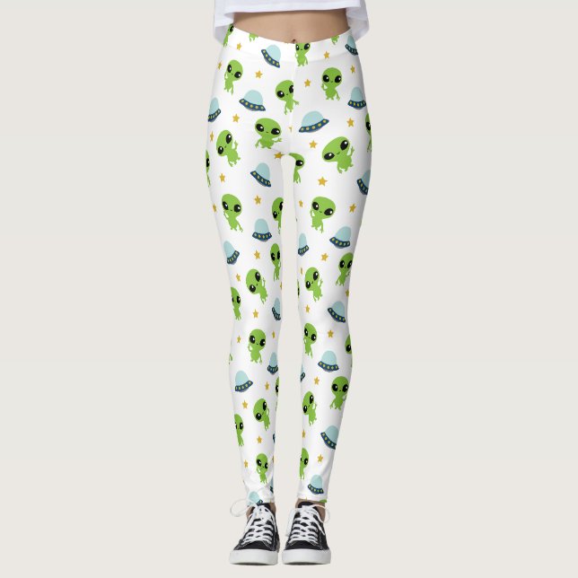 Utomjordingar Leggings (Framsida)