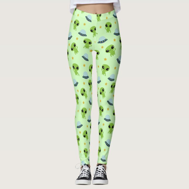 Utomjordingar Leggings (Framsida)