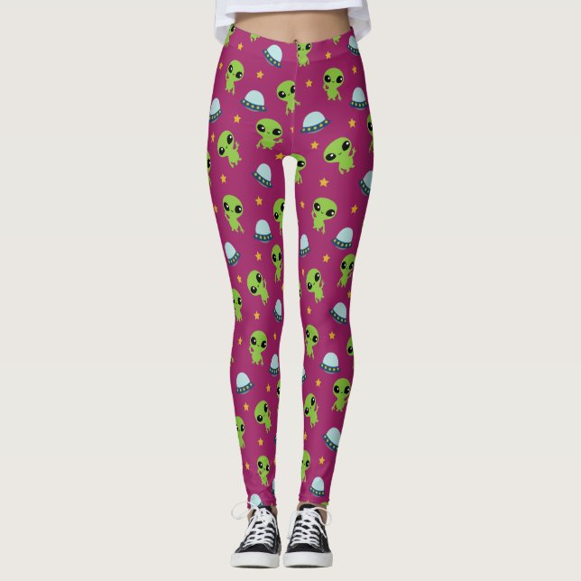 Utomjordingar Leggings (Framsida)