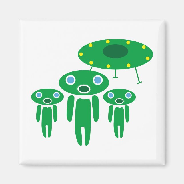 Utomjordingar Magnet (Framsidan)