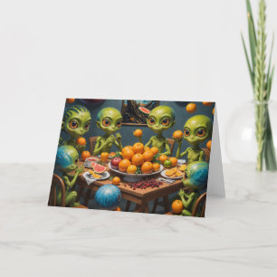 Utomjordingar med Orangar Kort