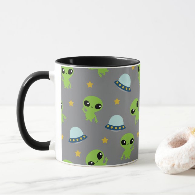 Utomjordingar Mugg (Med munk)