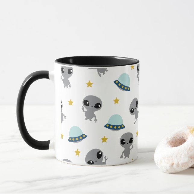 Utomjordingar Mugg (Med munk)