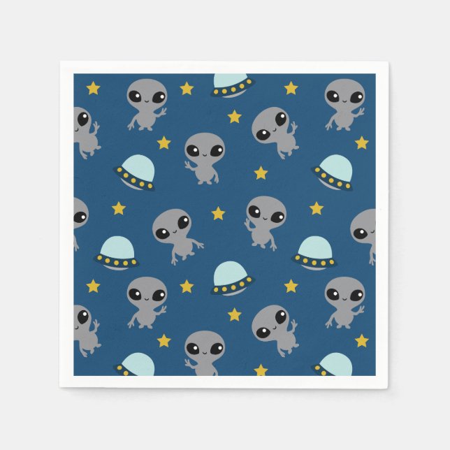 Utomjordingar Napkins Pappersservett (Framsidan)
