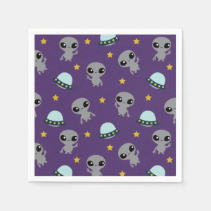 Utomjordingar Napkins Pappersservett