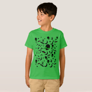 Utomjordingar och flygande tefat t shirt