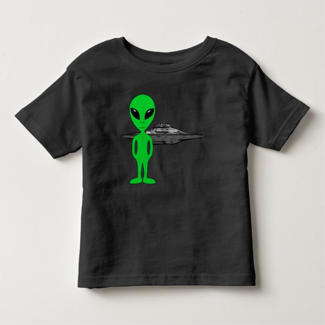 Utomjordingar och UFO T-shirt (Framsida)