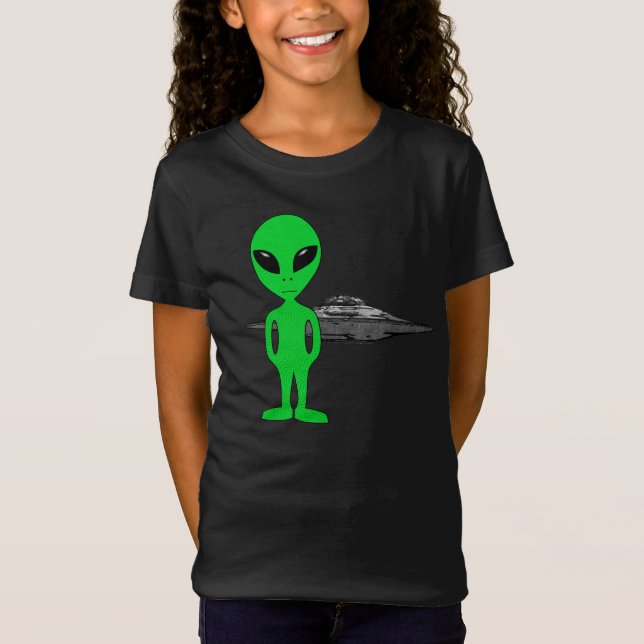 Utomjordingar och UFO Tee Shirt (Framsida)