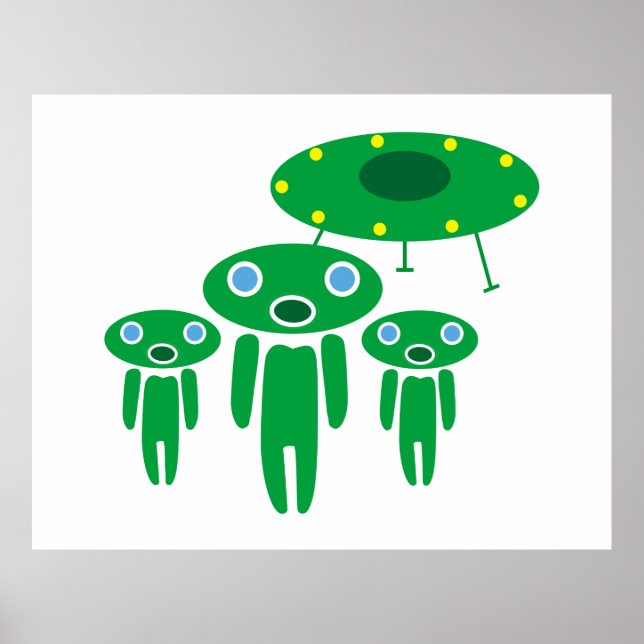 Utomjordingar Poster (Framsidan)