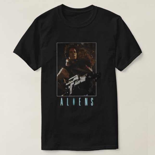Utomjordingar - Ripley&amp; nyhet T Shirt (Design framsida)