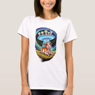 Utomjordingar som bortför kor men kon ser ut som l t shirt