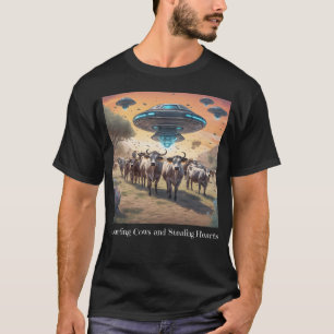 Utomjordingar som bortför kor och rälsförhöjningar t shirt