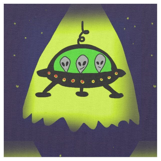 utomjordingar tyg (Närbild)