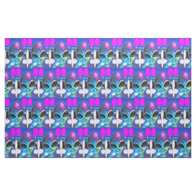 Utomjordingar Tyg (Fat Quarter)
