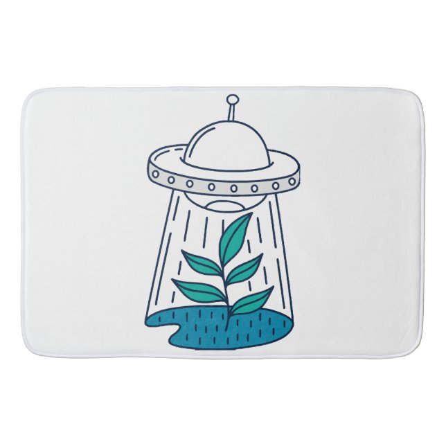 Utomjordingar UFO Badrumsmatta (Framsidan)