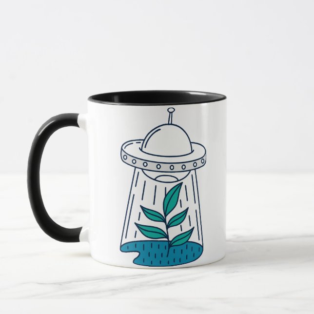 Utomjordingar UFO Mugg (Vänster)