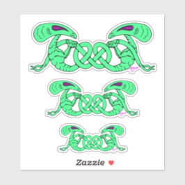 Utomjordingar (Utomjordingar och keltisk knut) Klistermärken