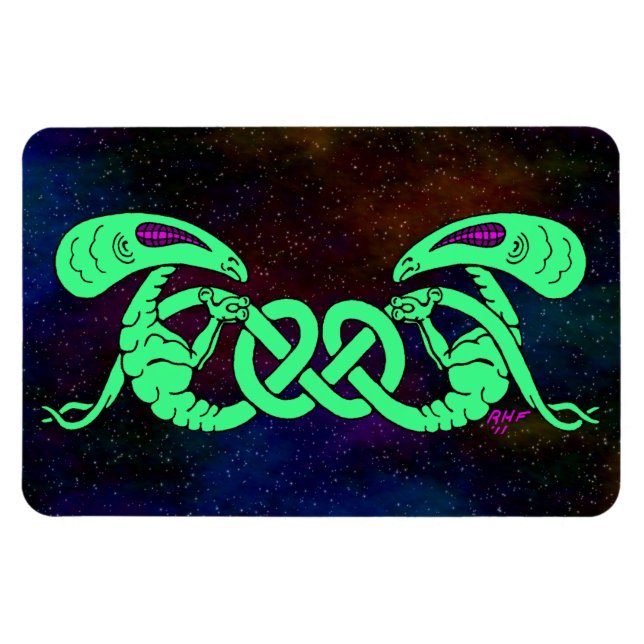 Utomjordingar (Utomjordingar och keltisk knut) Magnet (Horisontell)