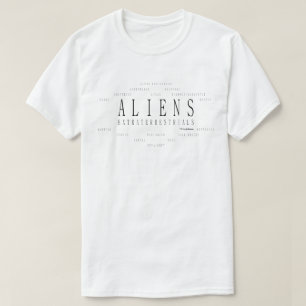 Utomjordingar utomjordiska t shirt