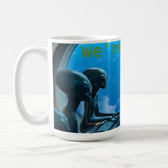 Utomjordingar: Vi Kommer Kaffemugg (Vänster)