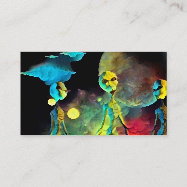 Utomjordingar Visitkort (Framsida)