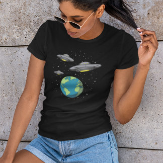 Utomjordingarna är på väg att invaderas av UFO T Shirt