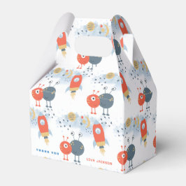 Utomjordingars Space Mönster Tack Boy Födelsedagsf Presentaskar