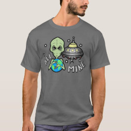Utomjordingen All Min Grundläggande Mörka T-Shirt