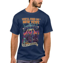 Utomjordingrepp New York City Unisex T-shirt