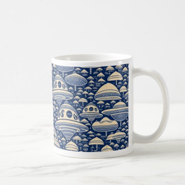 Utomjordingrivalitetsmugg Kaffemugg (Höger)