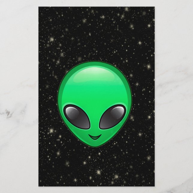 utomjordingsemojis brevpapper (Framsida)