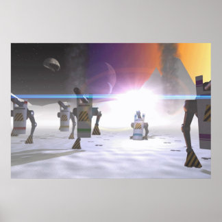 utomjordingslandning poster