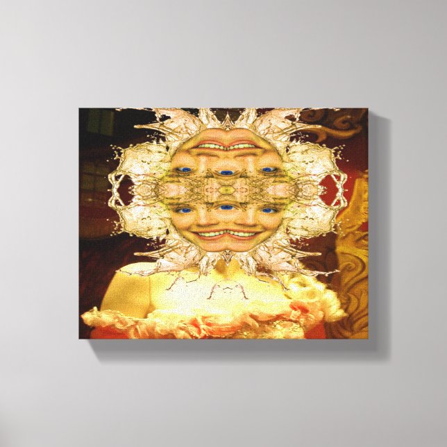 Utomjordingsparty Canvastryck (Framsida)