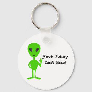 Utomjordisk Alien Nyckelring