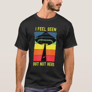 Utomjordisk bortförande Ufo utomjording ko introve T Shirt