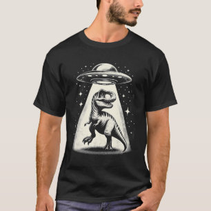 Utomjordisk bortföring av dinosaurie t shirt
