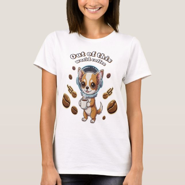 Utomjordisk chihuahua T-shirt (Framsida)